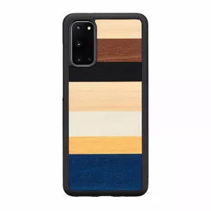 Чехол man and wood Galaxy S20 чёрный — защитный чехол для смартфона Samsung Galaxy S20