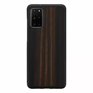 Protective case for Samsung Galaxy S20+ — man and wood — ebony black