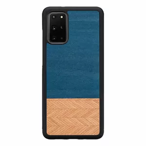 Phone case Man and Wood Galaxy S20+ denim black — protective cover for Samsung Galaxy S20+