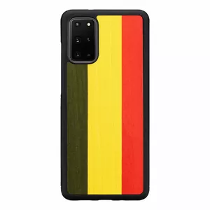 Protective phone case Man and Wood Galaxy S20+ reggae black