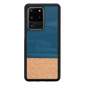 Защитный чехол для смартфона Man and Wood Galaxy S20 Ultra Denim Black