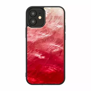 Чехол iKins для Apple iPhone 12 mini — Pink Lake с черными элементами