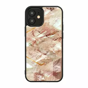 Защитный чехол iKins для Apple iPhone 12 mini — розовый мрамор, тонкий профиль