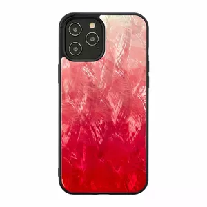 Protective iKins case for Apple iPhone 12 Pro Max — pink lake with black accents