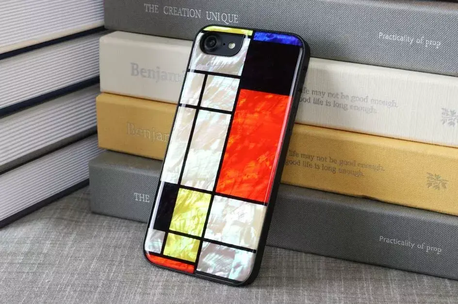 iKins case for Apple iPhone 8/7 Mondrian Black Photo 2