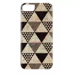 Protective phone case iKins for Apple iPhone 8/7 — pyramid white design