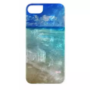 Protective phone case iKins for Apple iPhone 8/7 — beach white