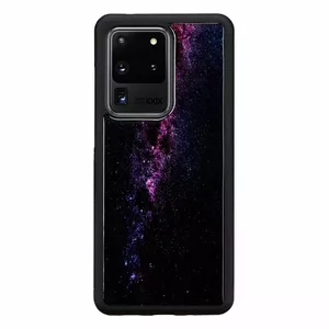 Protective case iKins for Samsung Galaxy S20 Ultra — black Milky Way finish