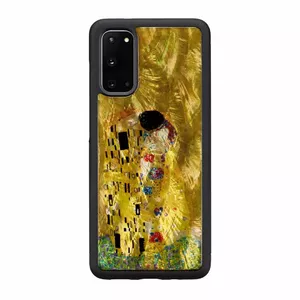 Protective phone case iKins for Samsung Galaxy S20, black, slim TPU cover