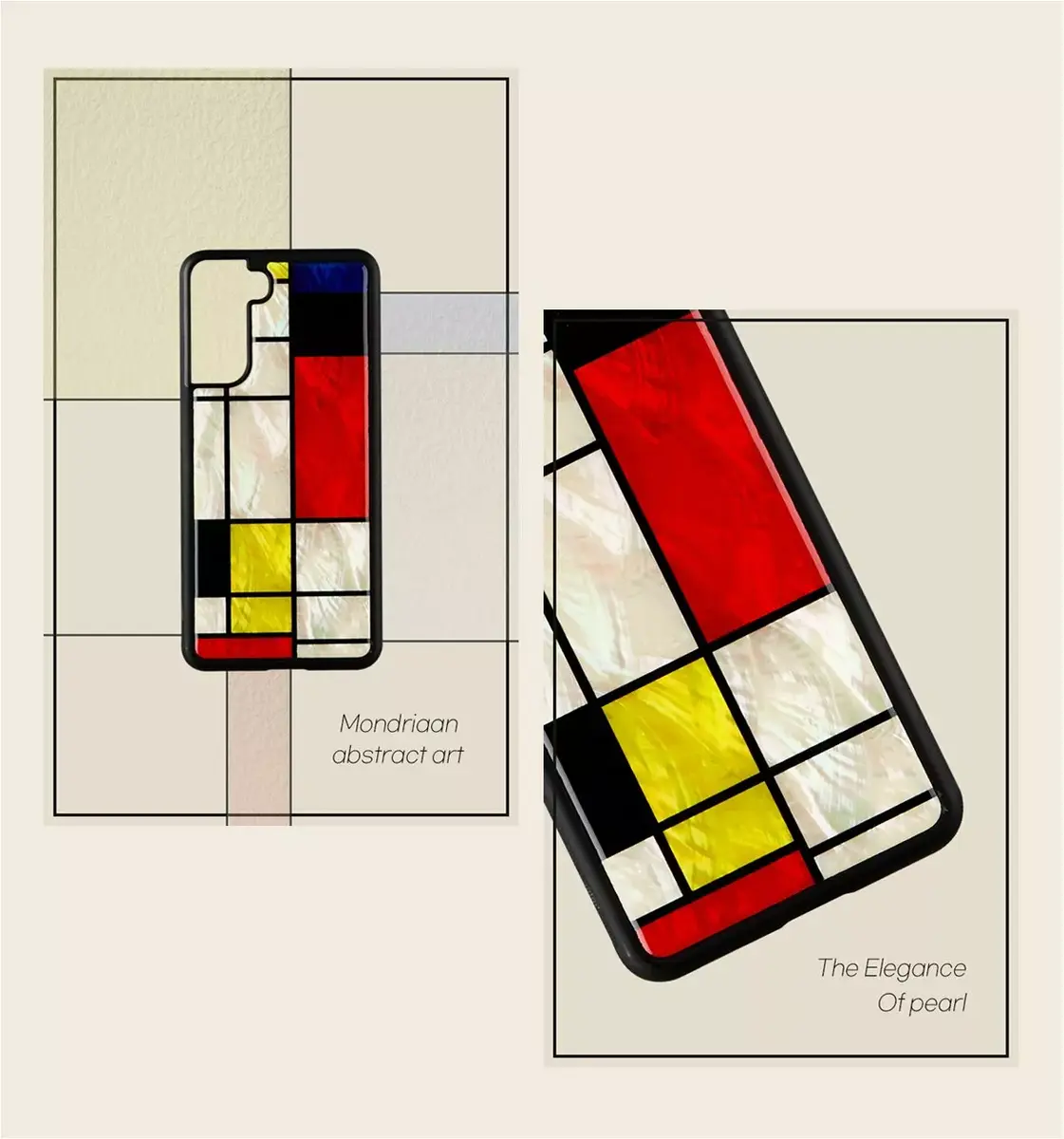 iKins case for Samsung Galaxy S21+ — Modrian Black Photo 2