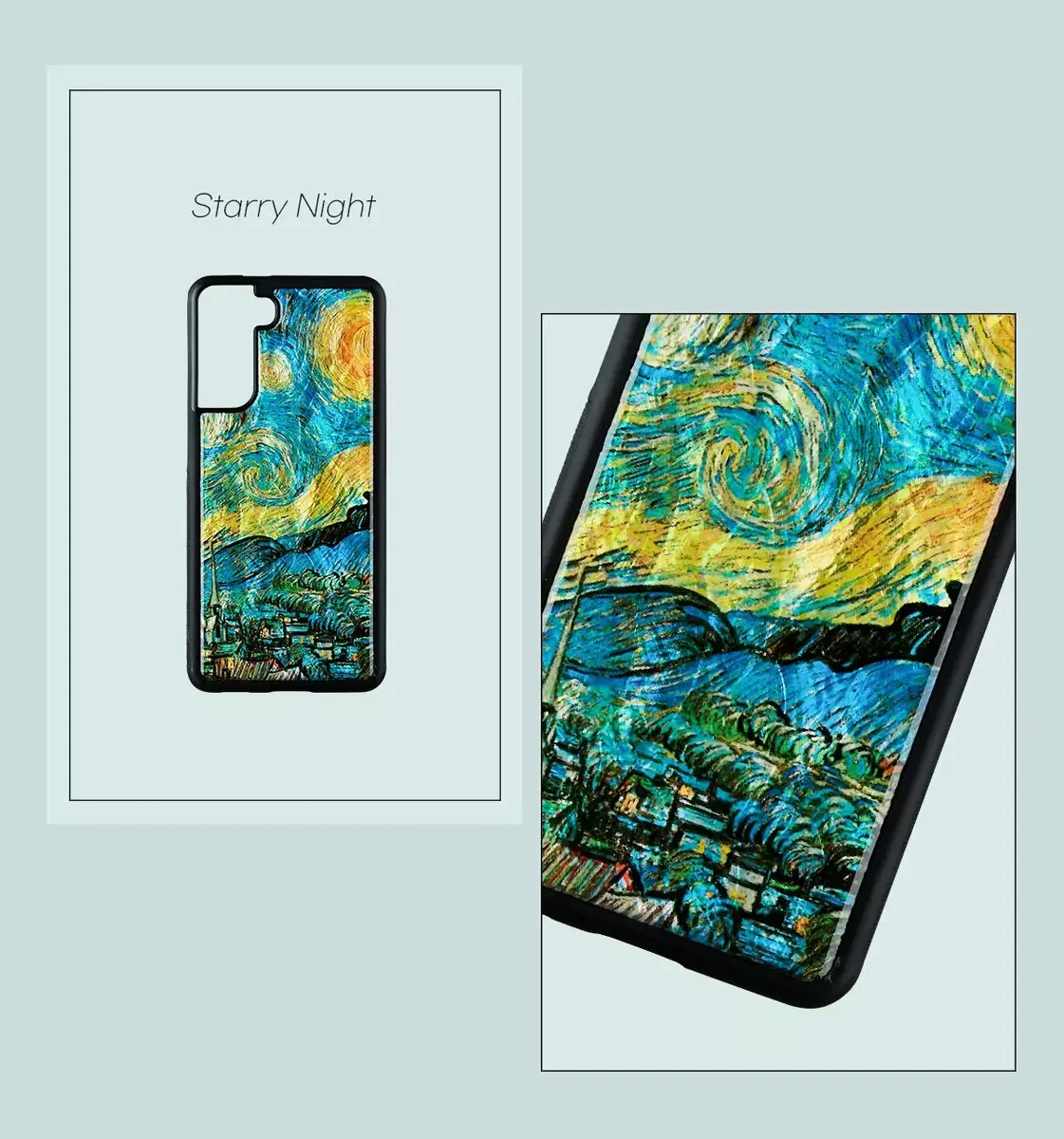 iKins case for Samsung Galaxy S21+ — starry night black Photo 2