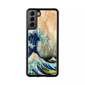 Чехол iKins для Samsung Galaxy S21+ — защитный задний чехол «great wave»