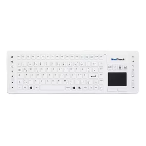 Клавиатура Baaske Medical BLT02 беспроводная RF полноразмерная QWERTZ немецкая, белая, 85 клавиш