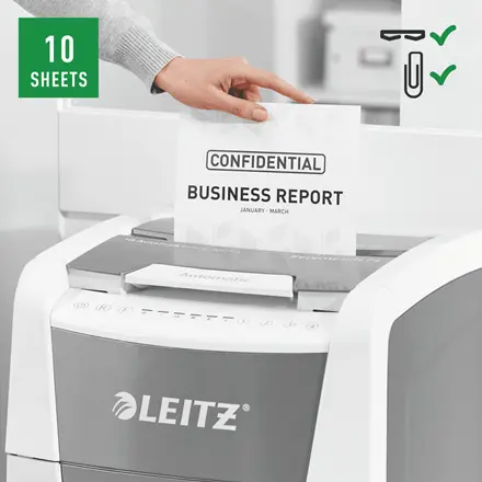Leitz IQ Autofeed Office 300 papīra smalcinātājs Photo 8