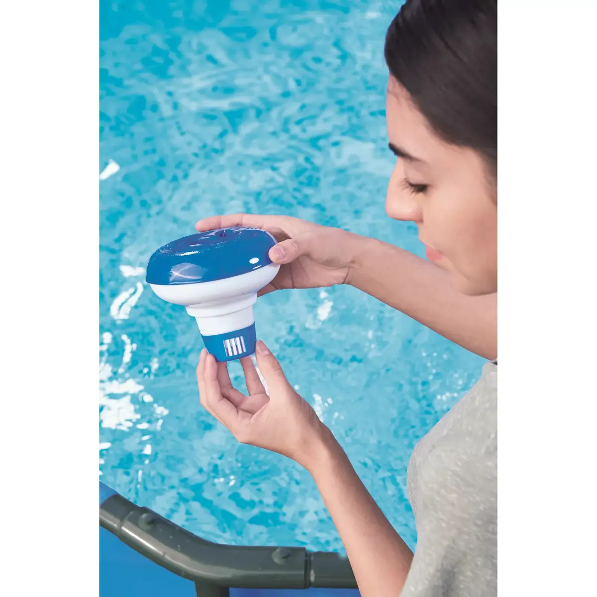 Hloru/bromu dozators Bestway Bestway Chemical Floater 12.7cm Photo 20