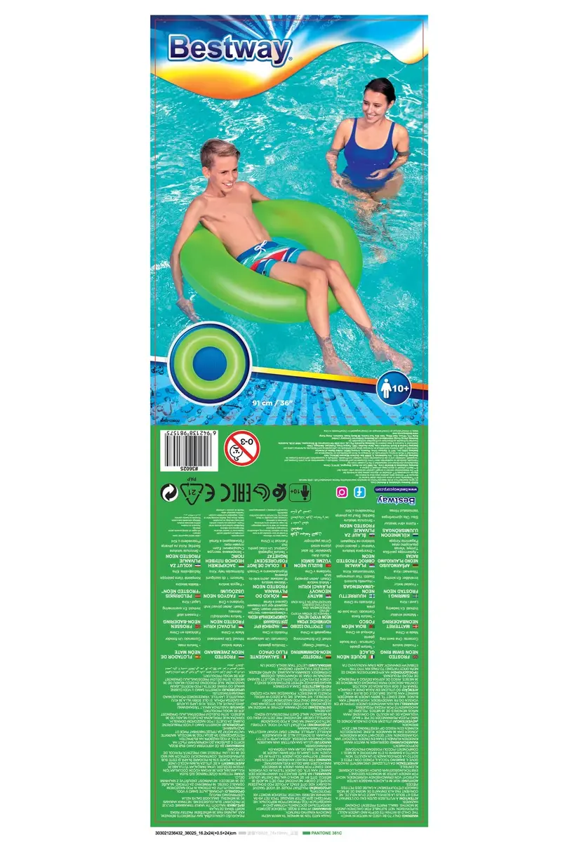 Круг Bestway Forsted Neon Φ91 см Photo 24