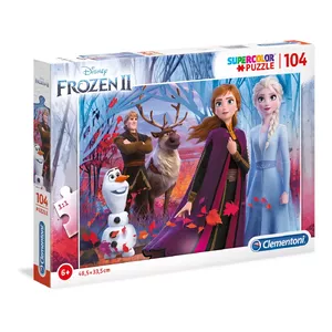 Mīkla Clementoni 27274 — 104 daļas, Disney Frozen 2 zīmējums, 343 x 249 mm, 6+ gadi