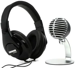 Mikrofons Shure MV5/SRH240 mobilā ieraksta komplekts