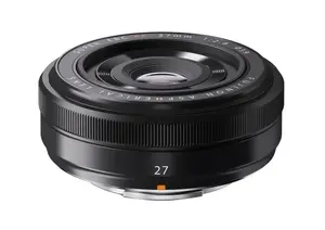 Standarta objektivs Fujifilm Fujinon XF 27mm F2.8 bezspogula kameram Fujifilm X stiprinajums Melns