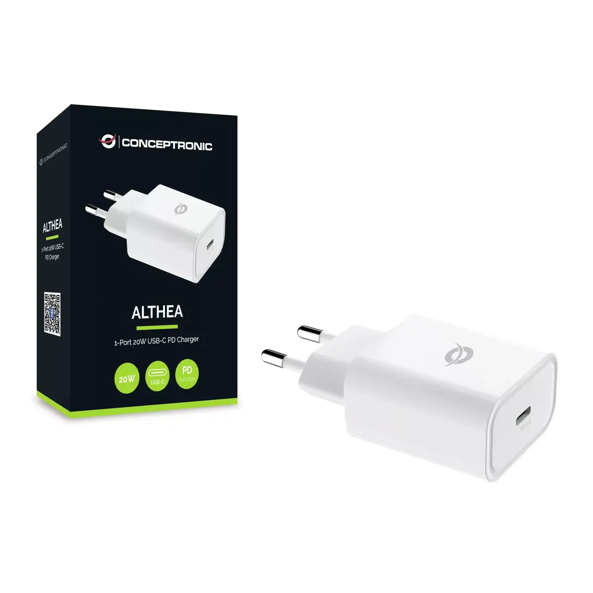 Charger Conceptronic ALTHEA 1-Port 20W USB-C PD Photo 2