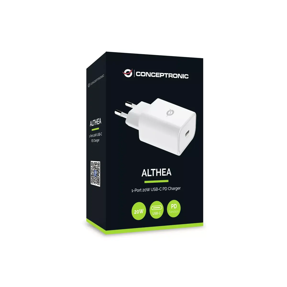Charger Conceptronic ALTHEA 1-Port 20W USB-C PD Photo 3