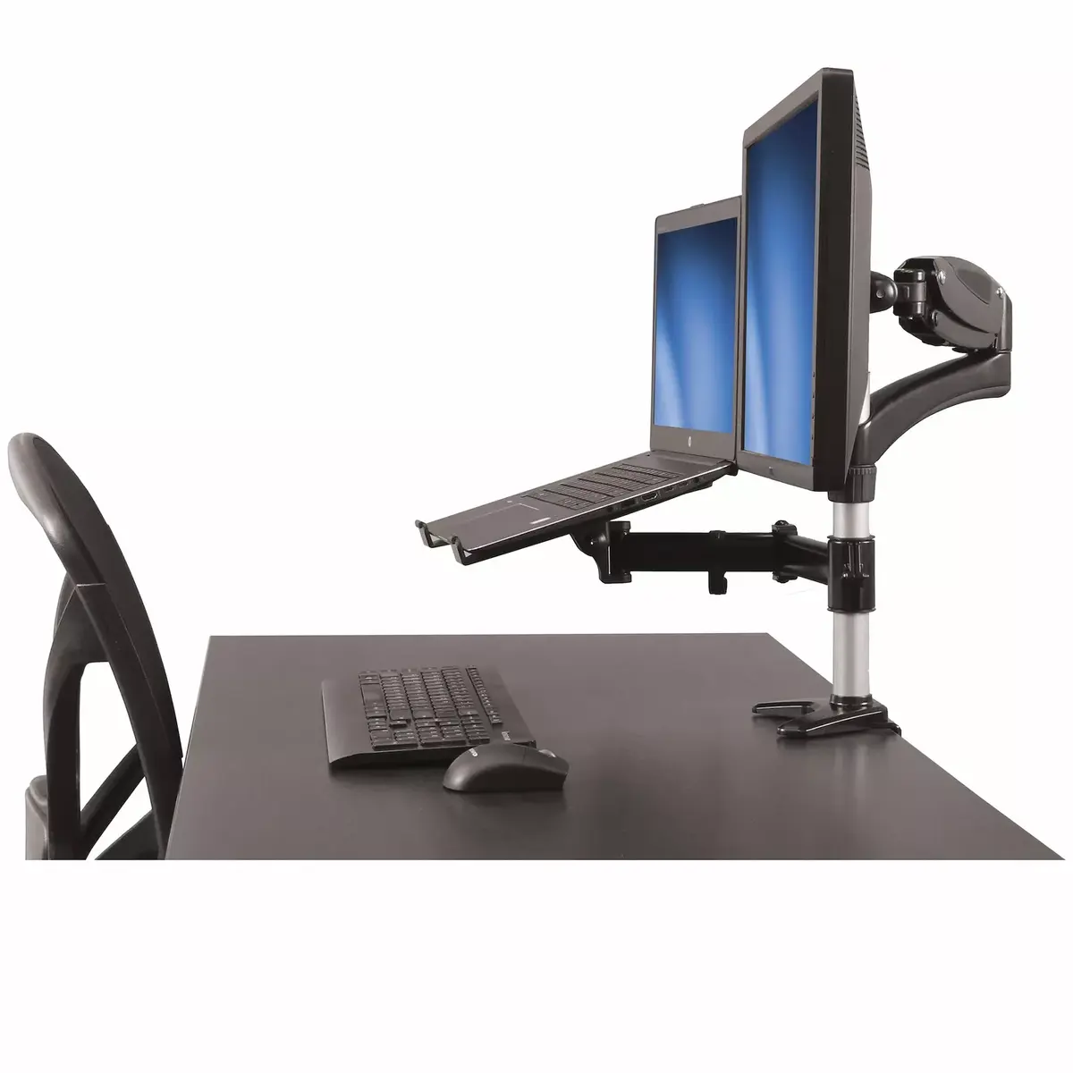 StarTech ARMUNONB monitor arm with laptop stand Photo 6