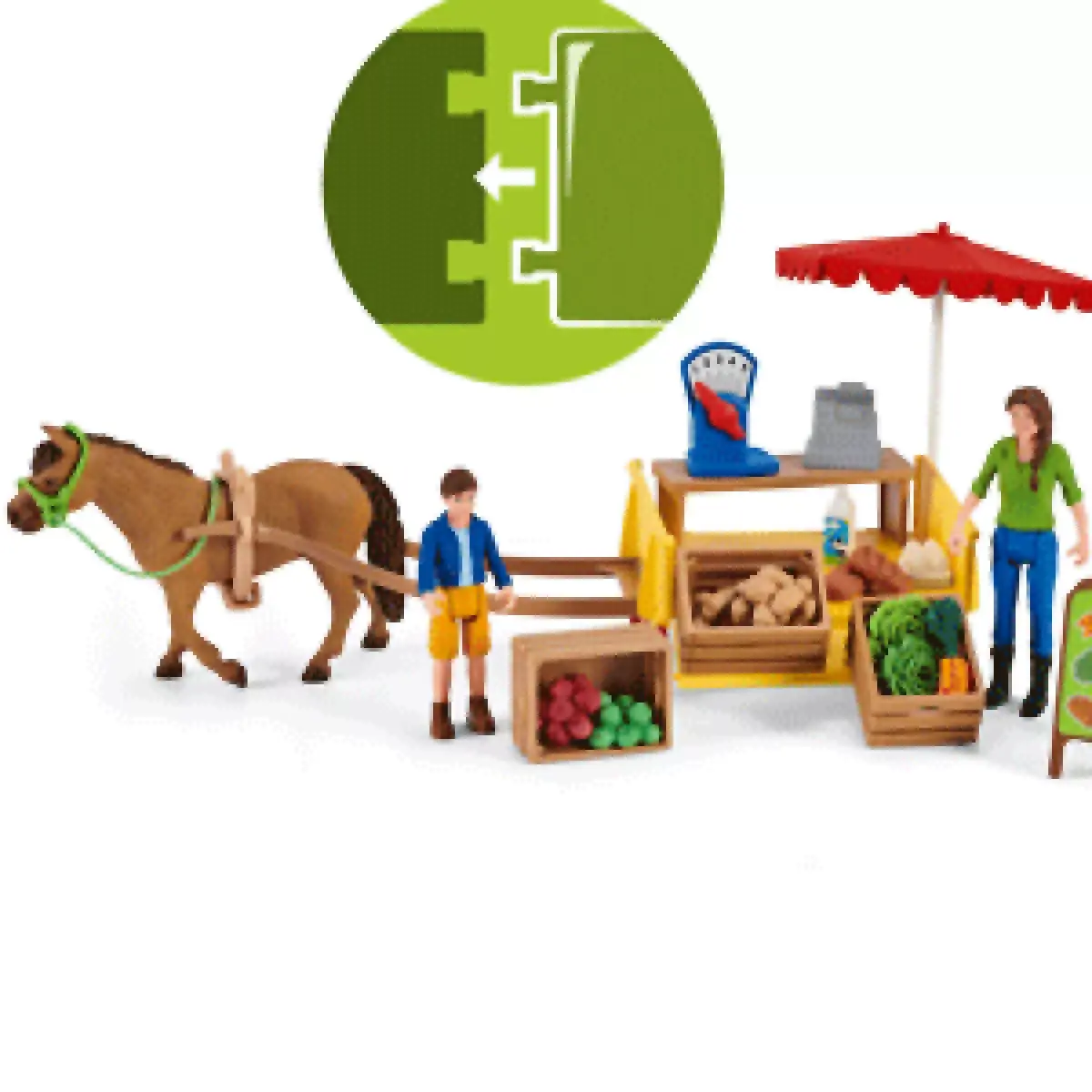Mobile Farm Stand Schleich Farm Life Sunny Day 42528 Photo 5