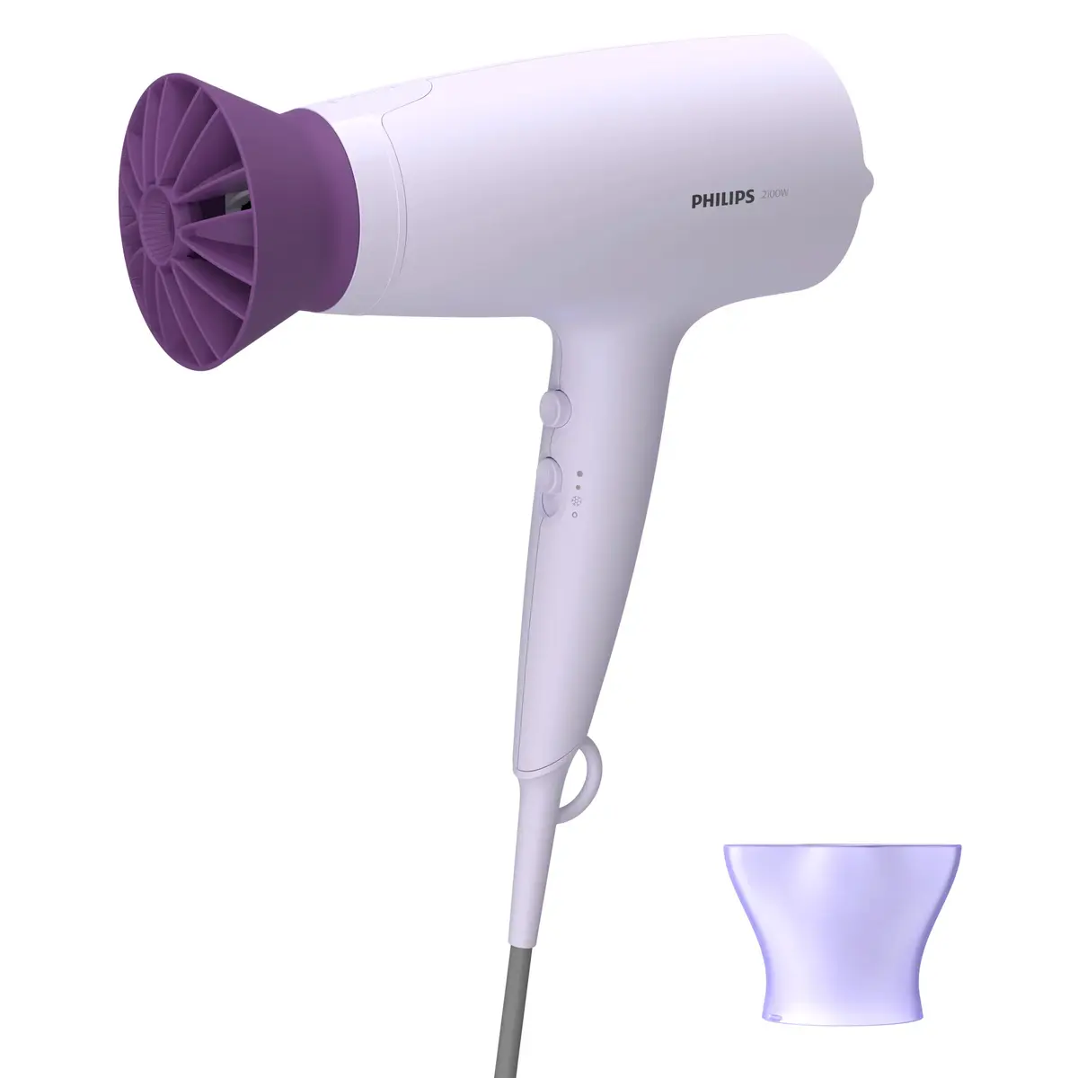 Fēns Philips BHD341/10 2100 W, lillā