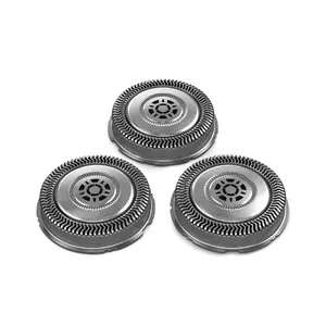 Philips SH71/50 Replacement Electric Shaver Heads with SteelPrecision Blades for Series 7000 and 5000 Silver 3-Pack