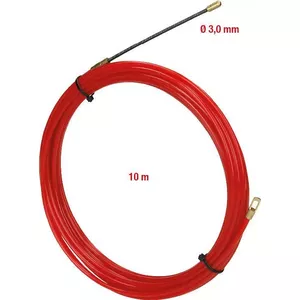 Cable pulling wire ks tools 150.0960, 10.0 m length
