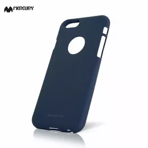 Mercury Soft feeling Super Plāns TPU Matētas virsmas aizmugures maks-apvalks priekš Samsung G955 Galaxy S8 Plus Tumši zils