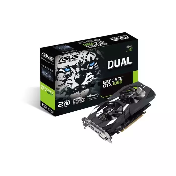 ASUS DUAL GTX1050 2G V2 NVIDIA GeForce GTX DUAL GTX1050 2G V2