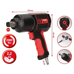 Power screwdriver impact driver KS Tools 515.3400