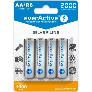 Перезаряжаемые Ni‑MH батареи AA everActive AKAA.eA.SL4 1,2В 2000мАч набор 4 шт.