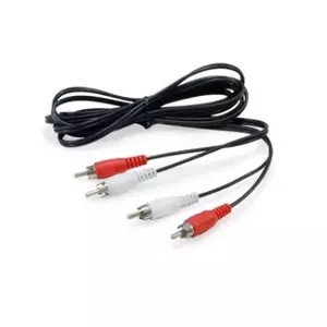Equip 147094 audio kabelis 2,5 m 2 x RCA Melns