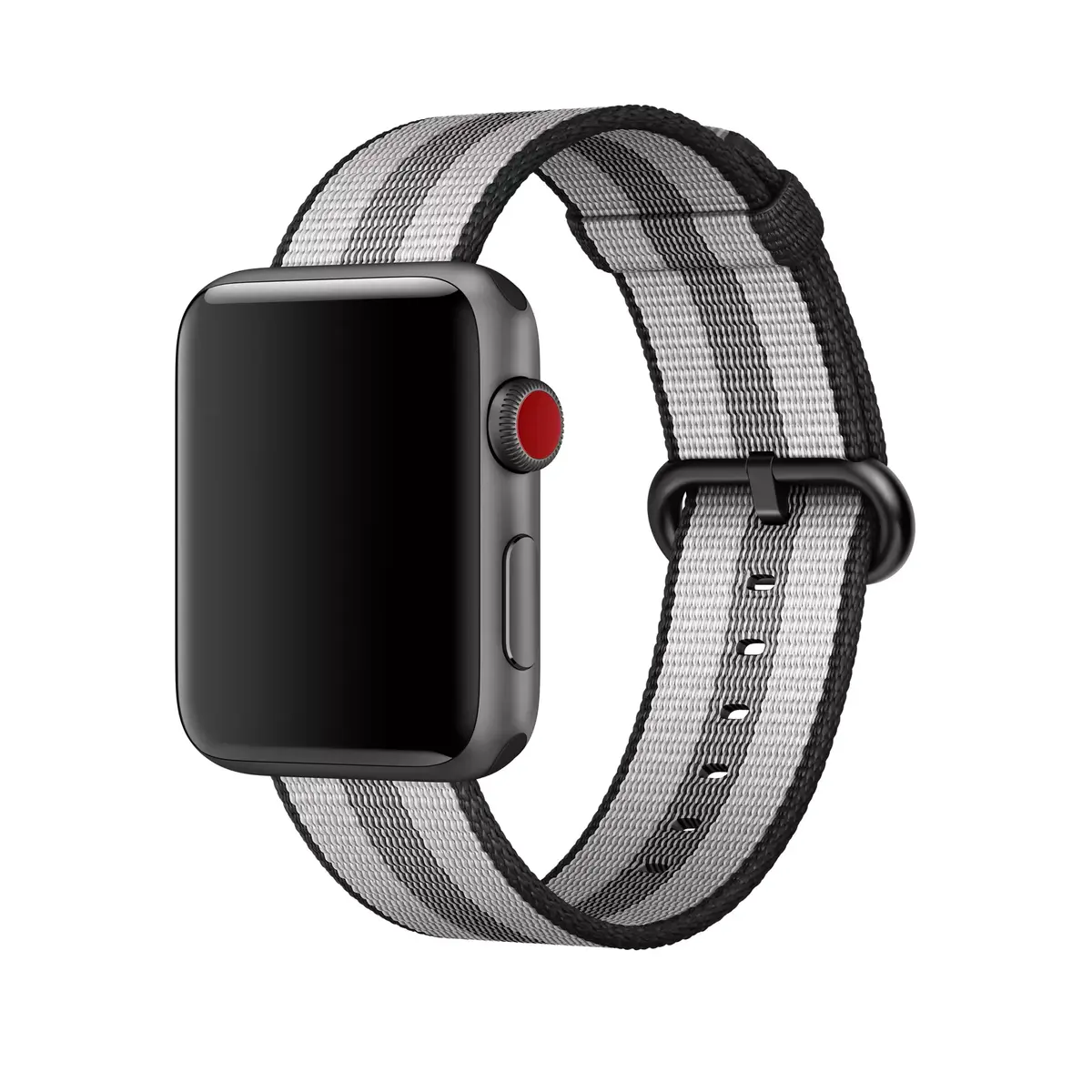 Ремешок Apple MQVR2ZM/A — нейлон чёрно‑серый Photo 2