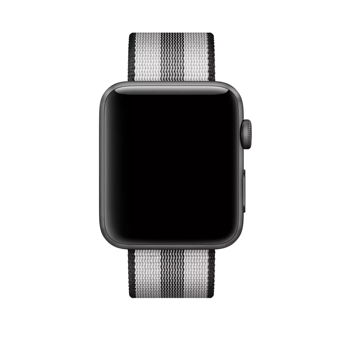 Ремешок Apple MQVR2ZM/A — нейлон чёрно‑серый Photo 3