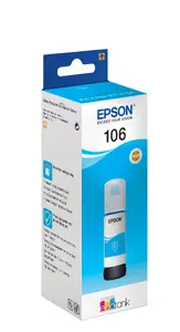 Чернильный флакон Epson 106 EcoTank Cyan C13T00R240 Оригинальные чернила для струйной печати