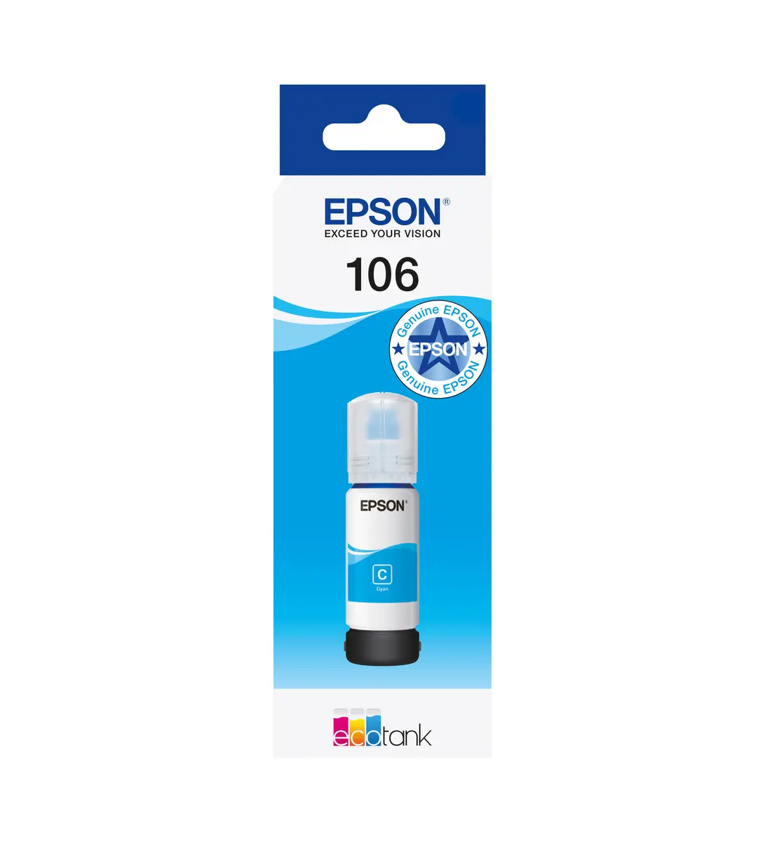 Чернильница Epson 106 EcoTank Cyan C13T00R240 Photo 3