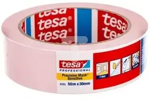 Maskēšanas lente Tesa 04333-00019-02, gaiši rozā, 30 mm x 50 m