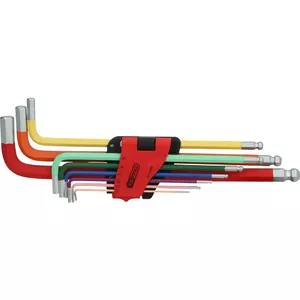 Набор шестигранных ключей KS Tools 151.4420 9 шт Сталь Хромированная