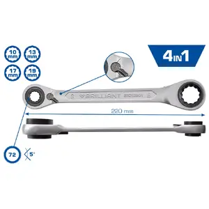 ratchet wrench Brilliant Tools BT013901