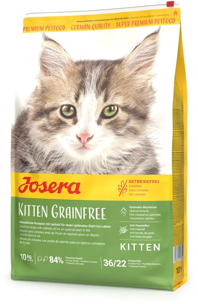 Sauss kaķu barība Josera Kitten 10
