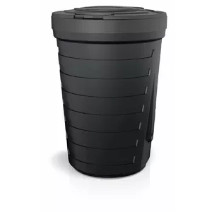 Lietusūdens tvertne Prosperplast RAINCAN 210 l Melna — tilpums 210 l, vertikāla mucas tipa