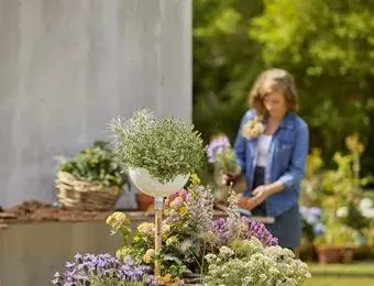 Gardena ClickUp! Balts akrils Photo 2