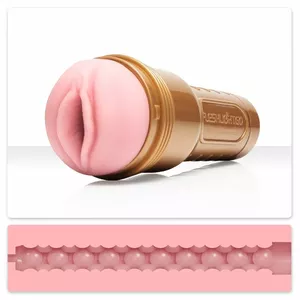 Fleshlight Go Stamina Training Unit Lady Flashlight masturbator Gold, Pink Silicone