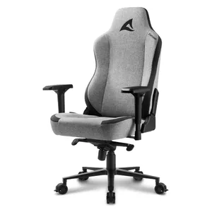 Gaming Chair Sharkoon SKILLER SGS40 Fabric Padded Seat Backrest Grey