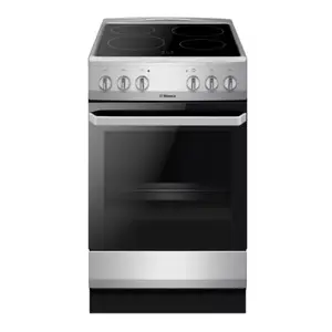 Elektriskā plīts HANSA FCCS56069 — 5600 W, 6 gatavošanas programmas, brīvi stāvoša cepeškrāsns un virsma