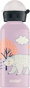 Алюминиевая бутылка для воды Sigg Beary для ежедневного использования 400 мл розовая