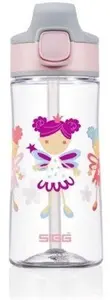 Water bottle Sigg Miracle Fairy Friend 450 ml Tritan — grey/pink/transparent, 193 mm height